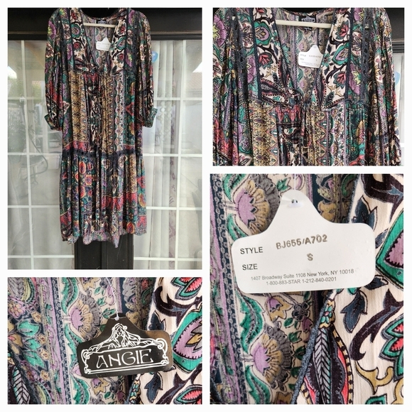 Front Tie Duster Kimono‎ - Picture 2 of 2